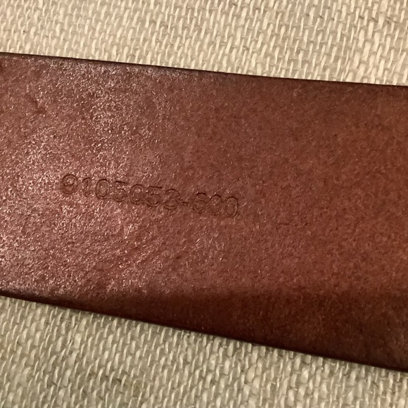 Ralph Lauren leather belt. 40” length 1 1/2” wide Hand-tooled - Picture 5 of 6